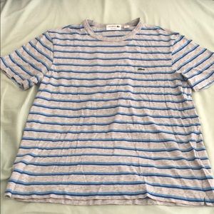Lacoste striped t-shirt size medium